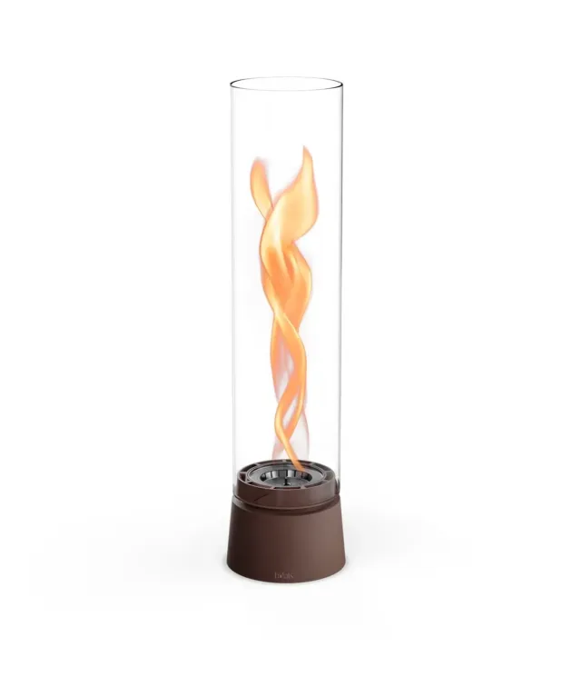 Cheminée de table bioethanol SPIN air 1200 rouge oxyde