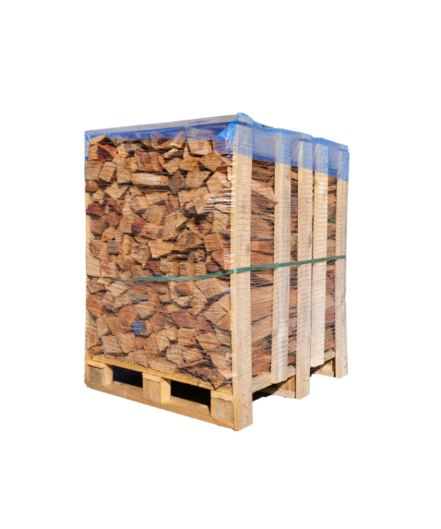 Palette de bois de chauffage sec séchoirs - prêt à l'emploi - mélange feuillus