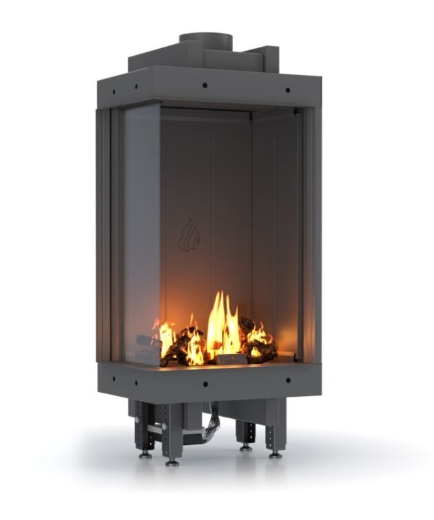 Cheminée à gaz Balkan Energy GAS STANDING CORNER 3.9kW - 6.0kW