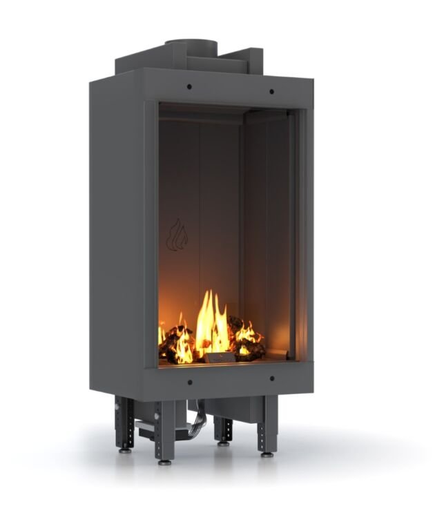 Cheminée au gaz Velmora Fire GAS STANDING STRAIGHT, 3.9kW - 6.0kW