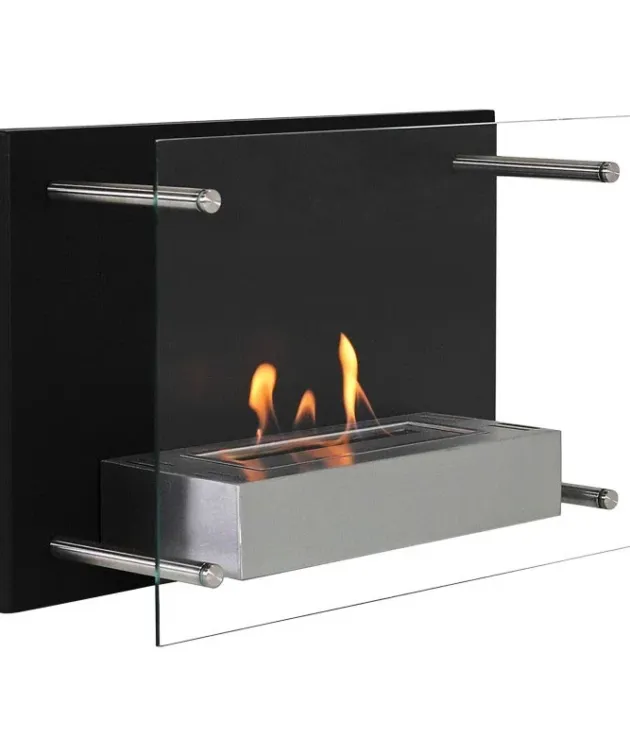 Cheminee bioéthanol murale ScandiFlames Nevada