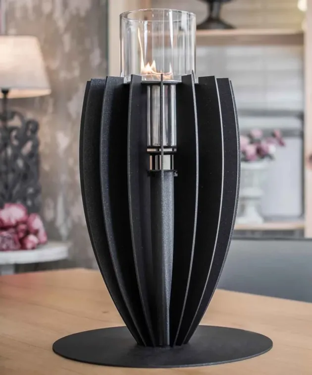 Cheminées de table GlammFire Tuli noir