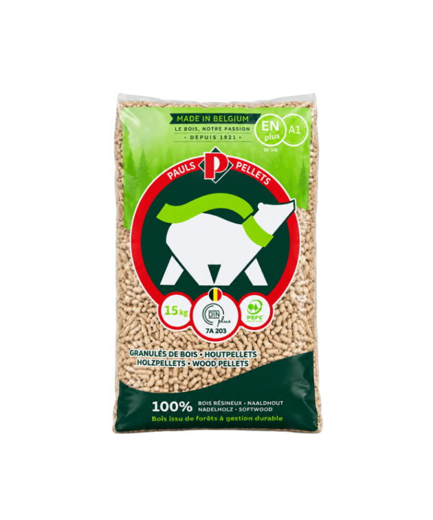 Sac de granulés bois PAULS Pellets 70 sacs -1050kg