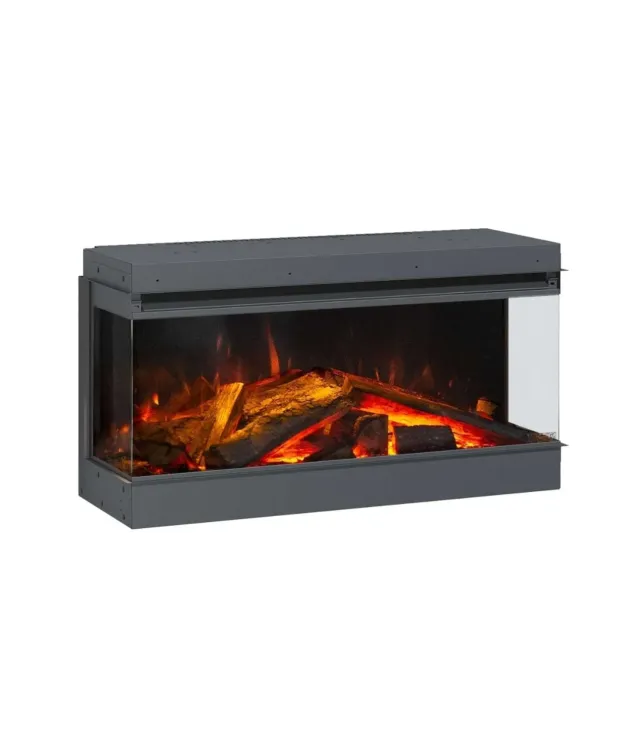 Insert moderne cheminée Lumen 870, pour une ambiance chaleureuse